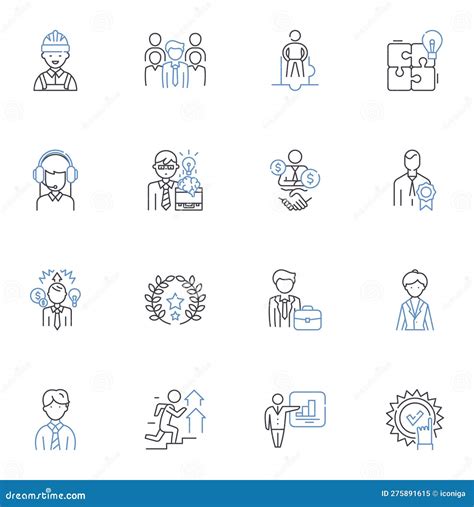 Constituency Line Icons Collection. Representation, Voting, Candidates, Democracy, Electorate