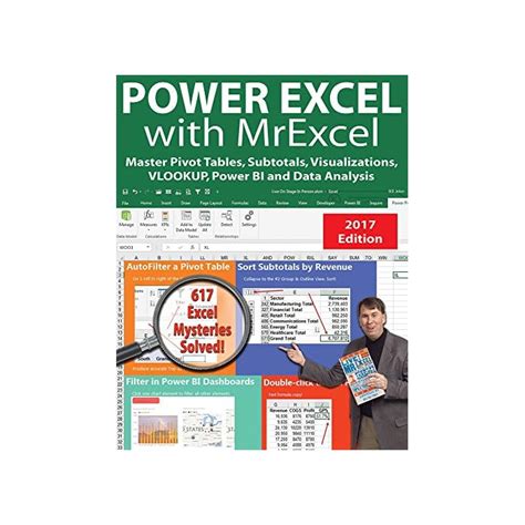 Buy Power Excel With Mrexcel 2017 Edition Master Pivot Tables