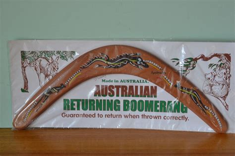 Vintage Decorative Boomerang 70s Bnip Large Lbt5 Funky Flamingo