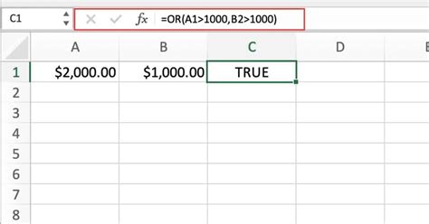 Excel OR Function - Sheet Leveller