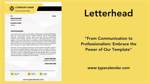 Free Printable Letterhead Templates Word Pdf Blank Sample