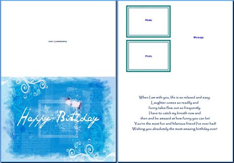 19 Birthday Card Templates For Word Images Free Birthday Card