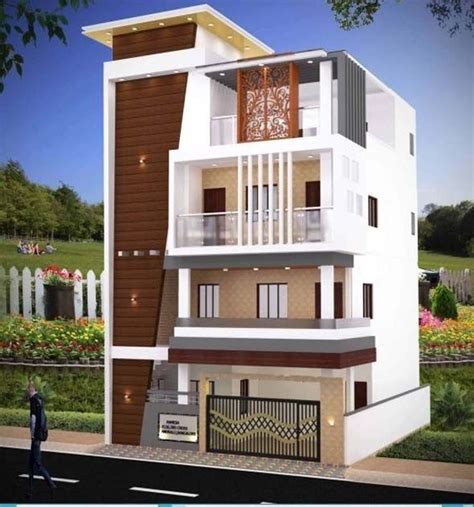 The Best 3 Floor Elevation Designs Photos And View House Outer Design House Front Design