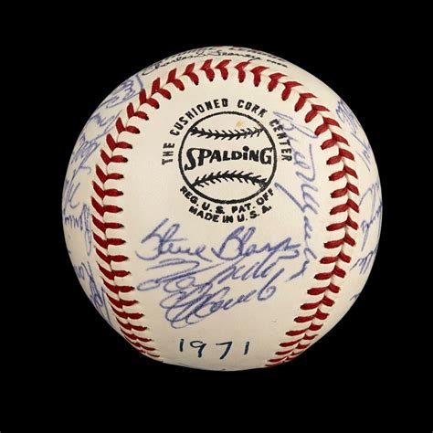 1971 World Champion Pittsburgh Pirates Team Signed Baseball