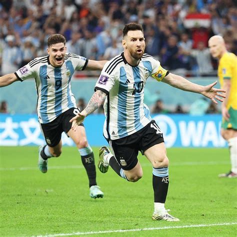 Twitter Explodes As Lionel Messi Surpasses Maradona With Goal In 2 1 Win Over Australia To Help