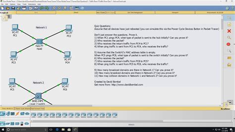 Cisco Ccna Packet Tracer Ultimate Labs Exam Quiz Questions Broadcast