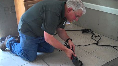 Removing Grout With An Oscillating Tool YouTube