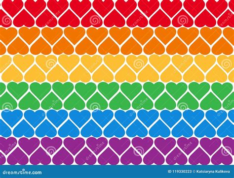 Arco Iris Gay De La Bandera Del Lgbt Del Orgullo Ilustración del Vector Ilustración de