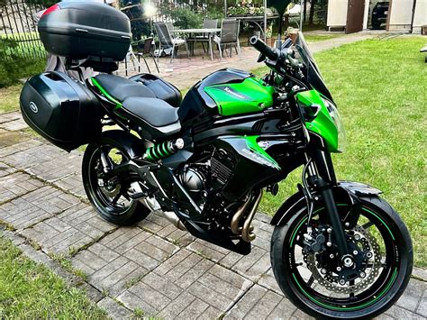 Купить б у Kawasaki ER 6N инжектор 6 передач в Москве зелёный naked bike 2016 года на Авто ру