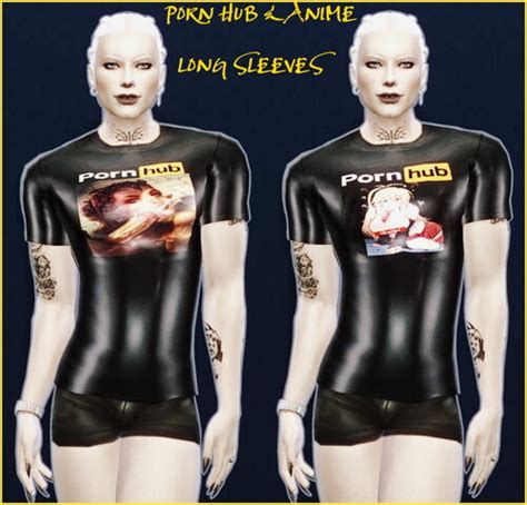 Shiny Porn Hub Anime Short Sleeved T Shirts Base Game Compatible