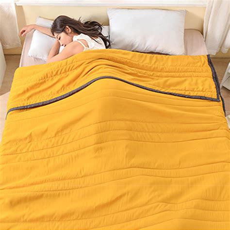 Kcavykas Cooling Summer Quilt For Hot Sleepers And Night Sweats Double Sided Ice Fiber