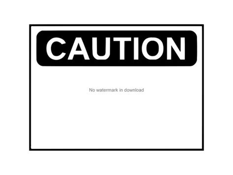 Caution Clipart