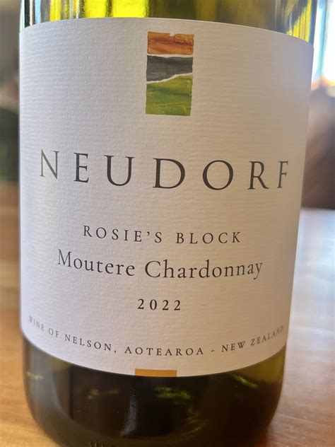 Neudorf Rosies Block Moutere Chardonnay Yvonne Lorkin Wine