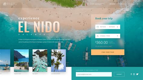 Travel Website On Behance