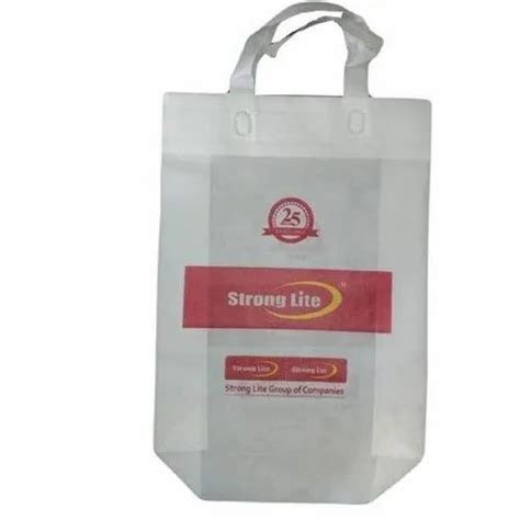 White Loop Handle Printed Non Woven Bag At Rs 325 Kilogram In