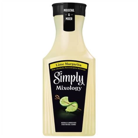 Simply Mixology Lime Margarita Mocktail And Mixer 52 Fl Oz Kroger