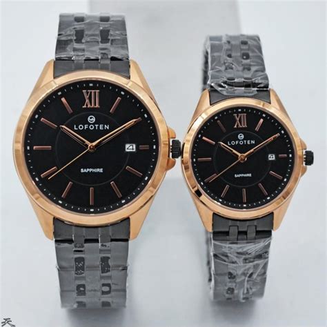 Jual Jam Tangan Pasangan LOFOTEN 8102 Classic Original Garansi Resmi 1