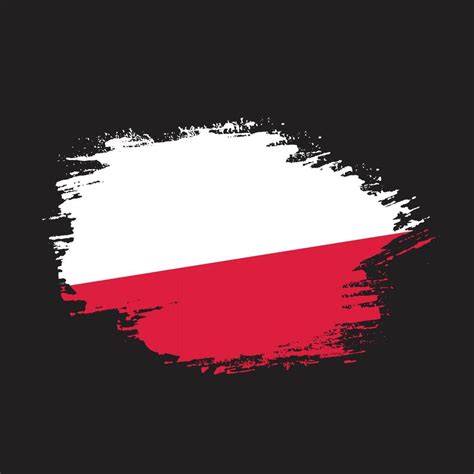 Grunge texture Poland flag background 16830458 Vector Art at Vecteezy