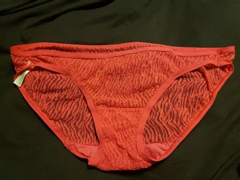 Vintage Rare Hot Pink Lace Bikini Panties Size Frui Gem