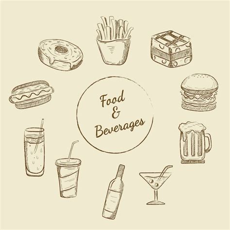 Free Vector Food And Beverages Designs