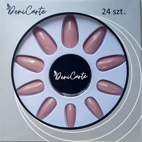 Paznokcie Sztuczne Tipsy Almond Elowe Nude Be Owe Migda Z Klejem Szt Sklep Empik