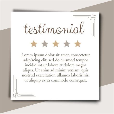 Real Estate Testimonial Social Media Template | Testimonials template ...