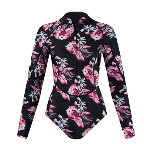 MM Neoprene Bikini Wetsuit Women Long Sleeve Skin Vicedeal