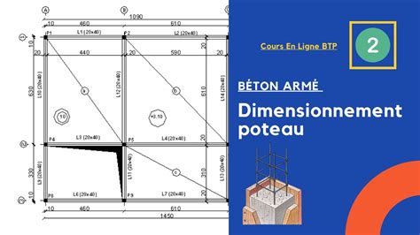 Dimensionnement des poteaux Section Rectangulaire Exercice corrigé