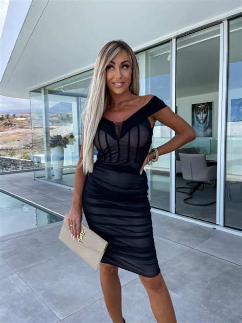 Madrid Nude Fekete Ruha Coolfashion Hu