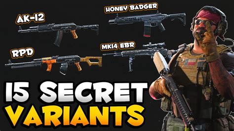 All 15 Secret Weapons In Modern Warfare Every Known Hidden Variants