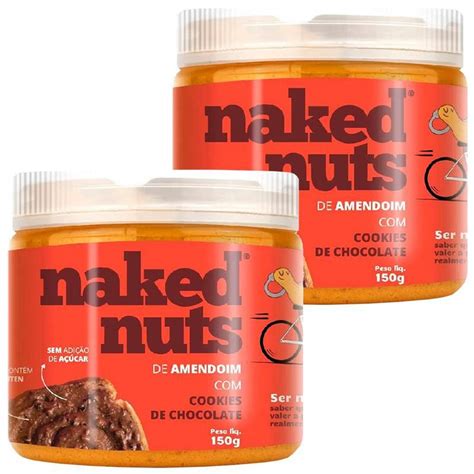 Kit Pasta De Amendoim Cookies De Chocolate G Naked Nuts Pasta De Amendoim Magazine Luiza
