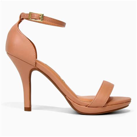 Sand Lia Vizzano Meia Pata Salto Alto Feminina Nude Compre Agora Cabana Magazine