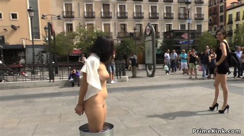 Handcuffed Naked Slave Public Disgraced