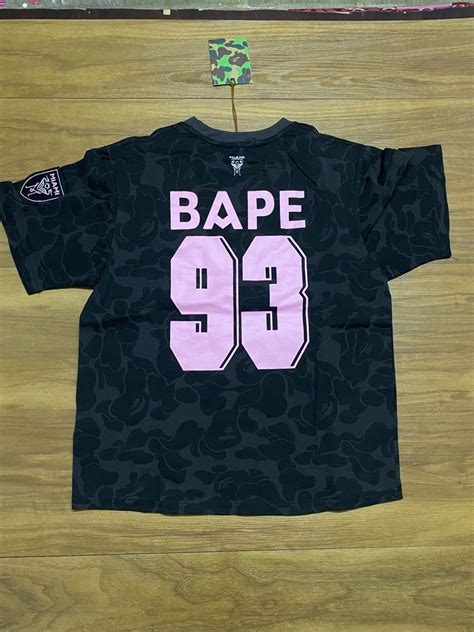 Bape X Inter Miami Cf Cami Tee Black Men S Fashion Tops Sets