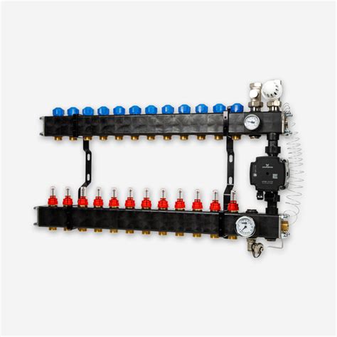 Vte Composiet Verdeler Met Pomp Groeps Vloerverwarming