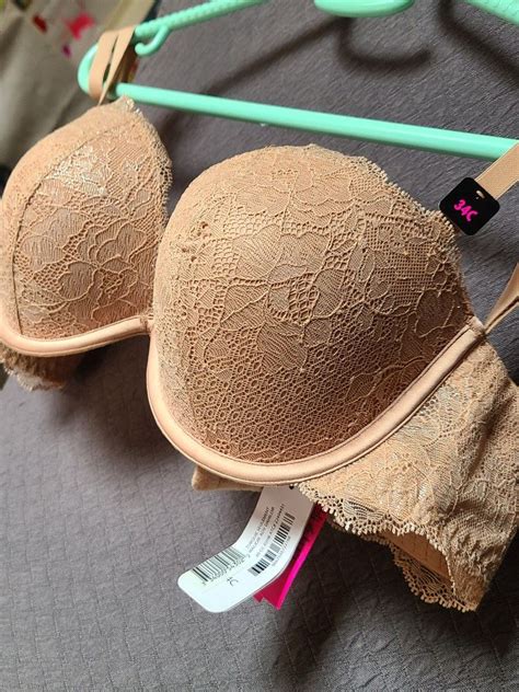 Brand New Nude PushUp Laces Bra Women S Fashion New Undergarments Loungewear On Carousell