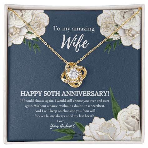 Happy 50th Anniversary, 50 Wedding Anniversary Gifts, 50 Years ...