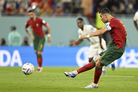 Ronaldo scores in fifth World Cup as Portugal squeeze past Ghana ...