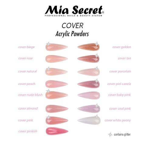 Mia Secret Cover Nude Blush Acrylic Powder Oz Professional Grade Buy Now With Express