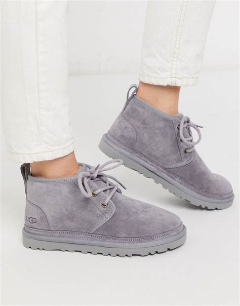 Ugg Neumel Lace Up Ankle Boots In Amethyst Asos Lacer Bottines