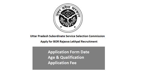 UPSSSC BOR Rajasva Lekhpal Recruitment 2022 Apply Online