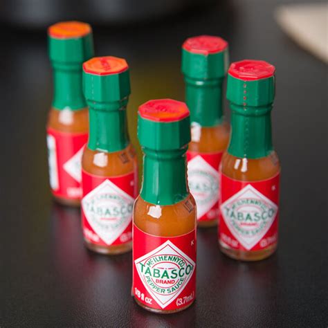 Tabasco Hot Sauce In Mini Bottles Case