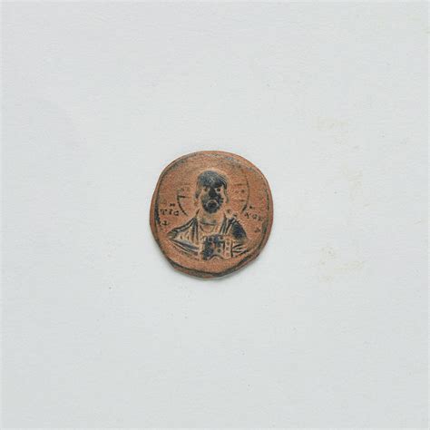 Byzantine Portrait Of Christ Coin 969 976 Ad Ancient Resource