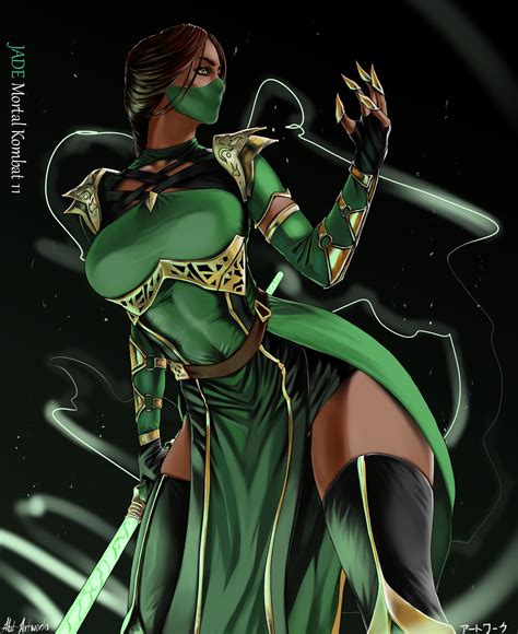 Jade By Atit Artworks On Deviantart Mortal Kombat Art Jade Mortal