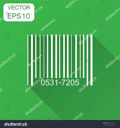 Barcode Product Distribution Icon Vector Illustration Stock Vector