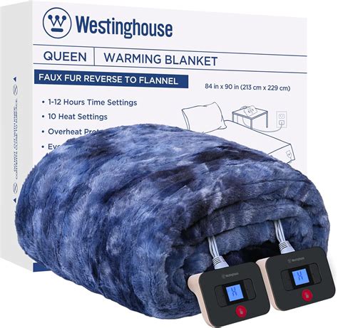 Amazon Westinghouse Heated Blanket Electric Throw Blanket Faux