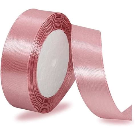 Ruban Satin Dor Rose Mm M Tres Rubans De Tissu Pour Emballage