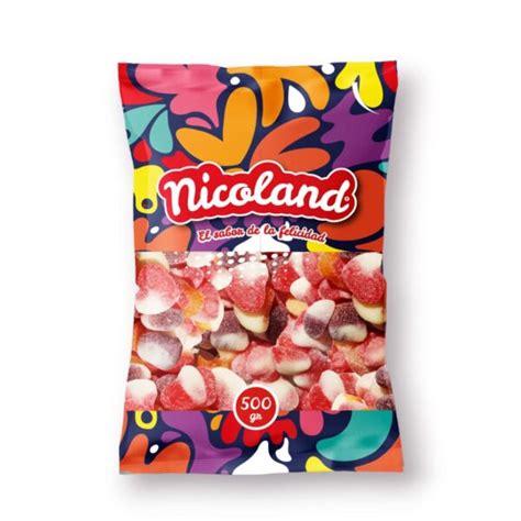 Nicoland Gusanos Ácidos 500grs Frutos Secos En Tu Puerta