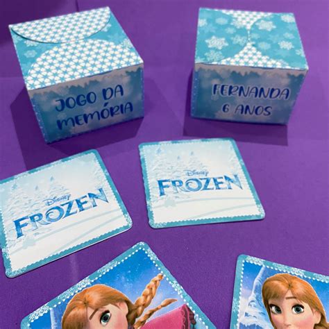 Jogo Da Memória Personalizado Frozen Elo7 Produtos Especiais