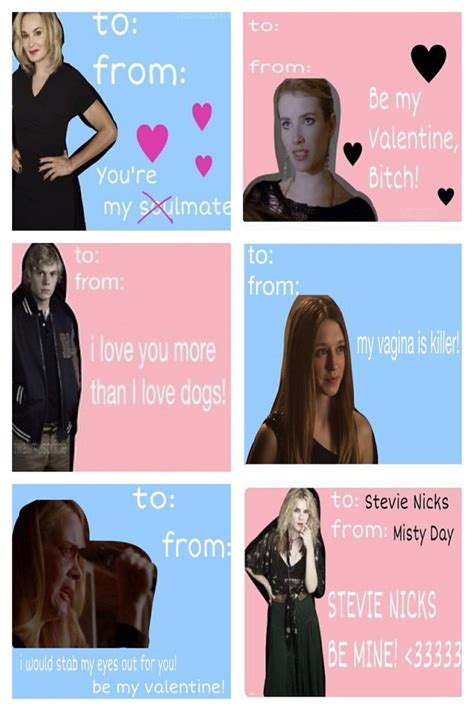 American Horror Story Coven Valentines Day Cards American Horror